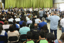 O município de Mauá da Serra, no Vale do Ivaí, ganhará uma nova escola estadual. O governador Carlos Massa Ratinho Junior esteve no município nesta quarta-feira (10) para assinar a ordem de serviço para a construção do Colégio Estadual Vilson Miranda, que terá capacidade para 840 estudantes. O investimento é de R$ 5 milhões. - Mauá da Serra, 10/04/2019 - Foto: Rodrigo Félix Leal/ANPr