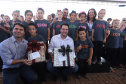 A população de Faxinal, no Vale do Ivaí, ganhou nesta quarta-feira (10) o espaço Meu Campinho, destinado à prática de atividades de esporte e de lazer, principalmente para crianças e adolescentes