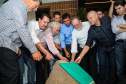 O governador Carlos Massa Ratinho Junior  assina ato que instala o Governo na Expolondrina nesta quarta-feira (10).  Londrina, 10/04/2019 -  Foto: Geraldo Bubniak/ANPr