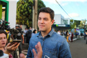 O governador Carlos Massa Ratinho Junior  assina ato que instala o Governo na Expolondrina nesta quarta-feira (10). Na foto, o secretário chefe da Casa Civil, Guto Silva.  -   Londrina, 10/04/2019 -  Foto: Geraldo Bubniak/ANPr