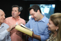 O governador Carlos Massa Ratinho Junior  participa de coletiva na Expolondrina nesta quarta-feira (10).  Londrina, 10/04/2019 -  Foto: Rodrigo Félix Leal/ANPr