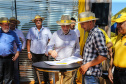 O vice governador Darci Piana faz a  entrega de tratores para agricultores familiares. Os equipamentos são do programa Trator Solidário, na Expolondrina nesta quinta-feira (11).  Londrina, 11/04/2019 -  Foto: Geraldo Bubniak/ANPr