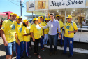O vice governador Darci Piana faz a  entrega de tratores para agricultores familiares. Os equipamentos são do programa Trator Solidário, na Expolondrina nesta quinta-feira (11).  Londrina, 11/04/2019 -  Foto: Geraldo Bubniak/ANPr