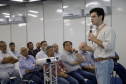 A Copel vai investir R$ 227 milhões em obras e novos empreendimentos somente na região Norte do Estado. O número foi apresentado pelo presidente da Copel, Daniel Pimentel Slaviero (foto), e pelo diretor de Distribuição, Maximiliano Orfali, em reunião com empresários nesta quinta (11), em Londrina.  -  Londrina, 11/04/2019  -  Foto: Divulgação Copel