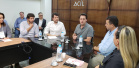 O governador Carlos Massa Ratinho Junior destacou nesta sexta-feira (12), em reunião na Associação Comercial e Industrial de Londrina (Acil), que o Governo planeja transformar o município e a região Norte em um polo de inovação em agritech (tecnologia aliada ao agronegócio).  Foto: Rodrigo Felix Leal/ANPr