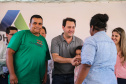 O governador Carlos Massa Ratinho Junior participa nesta sexta-feira (12) da inauguração do residencial Manoel Bono Belascuzas e entrega as chaves da casa própria para 44 famílias de Nova Londrina, no Noroeste do Estado. O empreendimento foi construído em um trabalho integrado do Governo do Estado, por meio da Cohapar, Copel e Sanepar, com o governo federal e a prefeitura. Nova Londrina, 12/04/2019 - Foto: Geraldo Bubniak/ANPr
