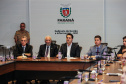 O governador Carlos Massa Ratinho Junior participa nesta segunda-feira (15) de Coletiva de Imprensa com um balanço dos 100 dias de gestão.   Curitiba, 15/04/2019 -  Foto: Geraldo Bubniak/ANPr