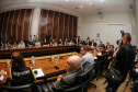 O governador Carlos Massa Ratinho Junior participa nesta segunda-feira (15) de Coletiva de Imprensa com um balanço dos 100 dias de gestão.   Curitiba, 15/04/2019 -  Foto: Geraldo Bubniak/ANPr