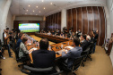 O governador Carlos Massa Ratinho Junior participa nesta segunda-feira (15) de Coletiva de Imprensa com um balanço dos 100 dias de gestão.   Curitiba, 15/04/2019 -  Foto: Geraldo Bubniak/ANPr