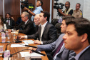 O governador Carlos Massa Ratinho Junior participa nesta segunda-feira (15) de Coletiva de Imprensa com um balanço dos 100 dias de gestão.   Curitiba, 15/04/2019 -  Foto: Geraldo Bubniak/ANPr