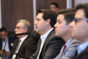 O governador Carlos Massa Ratinho Junior participa nesta segunda-feira (15) de Coletiva de Imprensa com um balanço dos 100 dias de gestão. Curitiba, 15/04/2019  -  Foto: Rodrigo Félix Leal/ANPr