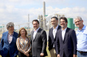 Governador Carlos Massa Ratinho Júnior visita a fábrica da Klabin em Ortigueira, na assinatura de convênio com a empresa e a prefeitura do município para a construção da Escola Técnica de Operação Florestal e Agrícola.  -  Ortigueira, 16/04/2019  -  Foto: Jaelson Lucas/ANPr