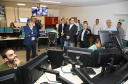 Governador Carlos Massa Ratinho Júnior visita a fábrica da Klabin em Ortigueira, na assinatura de convênio com a empresa e a prefeitura do município para a construção da Escola Técnica de Operação Florestal e Agrícola.  -  Ortigueira, 16/04/2019  -  Foto: Jaelson Lucas/ANPr