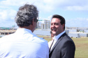 Governador Carlos Massa Ratinho Júnior visita a fábrica da Klabin em Ortigueira, na assinatura de convênio com a empresa e a prefeitura do município para a construção da Escola Técnica de Operação Florestal e Agrícola.  -  Ortigueira, 16/04/2019  -  Foto: Rodrigo Félix Leal/ANPr