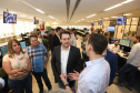 Governador Carlos Massa Ratinho Júnior visita a fábrica da Klabin em Ortigueira, na assinatura de convênio com a empresa e a prefeitura do município para a construção da Escola Técnica de Operação Florestal e Agrícola.  -  Ortigueira, 16/04/2019  -  Foto: Rodrigo Félix Leal/ANPr