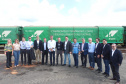 Governador Carlos Massa Ratinho Júnior visita a fábrica da Klabin em Ortigueira, na assinatura de convênio com a empresa e a prefeitura do município para a construção da Escola Técnica de Operação Florestal e Agrícola.  -  Ortigueira, 16/04/2019  -  Foto: Rodrigo Félix Leal/ANPr