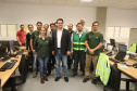 Governador Carlos Massa Ratinho Júnior visita a fábrica da Klabin em Ortigueira, na assinatura de convênio com a empresa e a prefeitura do município para a construção da Escola Técnica de Operação Florestal e Agrícola.  -  Ortigueira, 16/04/2019  -  Foto: Rodrigo Félix Leal/ANPr