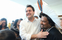 O governador Carlos Massa Ratinho Junior assinou nesta quarta-feira (17), no Palácio Iguaçu, um projeto de lei que propõe a criação do Conselho Estadual dos Povos Indígenas (CEPI-PR), órgão consultivo que será responsável por assegurar a participação dos povos indígenas nas políticas públicas do Estado. - Curitiba, 17/04/2019 - Foto: Rodrigo Félix Leal/ANPr