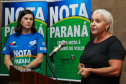 O Governo do Estado entrega os três principais prêmios do sorteio de Abril do programa Nota Paraná, de R$ 20 mil, R$ 30 mil e R$ 50 mil. A solenidade de premiação acontece na Secretaria de Estado da Fazenda, em Curitiba nesta quarta-feira (17).   Curitiba, 17/04/2019 -  Foto: Geraldo Bubniak/ANPr