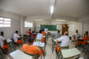 A Secretaria de Estado da Educação garante acesso à alfabetização, à escolarização básica e à formação superior a aproximadamente 36% dos presos que cumprem pena nas 33 unidades prisionais do Estado.  Curitiba, 28/03/2019 -  Foto: Geraldo Bubniak/ANPr