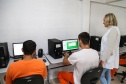 A Secretaria de Estado da Educação garante acesso à alfabetização, à escolarização básica e à formação superior a aproximadamente 36% dos presos que cumprem pena nas 33 unidades prisionais do Estado.  Curitiba, 28/03/2019 -  Foto: Geraldo Bubniak/ANPr