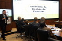 O Departamento de Trânsito do Paraná (Detran) vai intensificar as operações e ações educativas para diminuir os números de acidentes Estado. O assunto foi apresentado nesta terça-feira (23) pelo diretor-geral do órgão, Cesar Kogut, durante a reunião da equipe do governo, no Palácio Iguaçu. O encontro foi coordenado pelo governador em exercício Darci Piana. Foto Gilson Abreu ANPr
