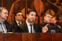 O secretário-chefe da Casa Civil, Guto Silva, destacou que o País precisa avançar em reformas (tributária, previdenciária e federativa) e que o Governo do Paraná não tem medo de enfrentar as dificuldades para reorganizar o Estado.  Curitiba, 23/04/2019 -  Foto: Geraldo Bubniak/ANPr