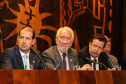 O governador em exercício Darci Piana afirmou nesta terça-feira (12), na posse do novo presidente da Associação dos Municípios do Paraná (AMP), que o Governo enxugou a máquina pública para potencializar os investimentos nos municípios nos próximos anos. Curitiba, 23/04/2019 -  Foto: Geraldo Bubniak/ANPr