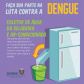 A Secretaria da Saúde do Paraná lançou nesta terça-feira (23) uma campanha digital com orientações sobre medidas preventivas para o combate à dengue. O mote é Faça a sua parte na luta contra a dengue. Foto:SESA