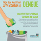 A Secretaria da Saúde do Paraná lançou nesta terça-feira (23) uma campanha digital com orientações sobre medidas preventivas para o combate à dengue. O mote é Faça a sua parte na luta contra a dengue. Foto:SESA