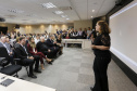 O governador em exercício Darci Piana participa da homenagem a ex-primeira dama do Paraná, Fani Lerner.Curitiba, 23-04-19.Foto: Arnaldo Alves / ANPr.