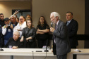 O governador em exercício Darci Piana participa da homenagem a ex-primeira dama do Paraná, Fani Lerner.Curitiba, 23-04-19.Foto: Arnaldo Alves / ANPr.