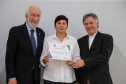 O governador em exercício Darci Piana participa da Posse  dos novos representantes da sociedade civil para a gestão 2019/2021 do O Conselho Estadual do Idoso (CEDI) do Paraná   no Salão de Atos do Palácio Iguaçu,  nesta quarta-feira (24).   Curitiba, 24/04/2019 -  Foto: Geraldo Bubniak/ANPr