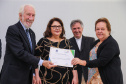 O governador em exercício Darci Piana participa da Posse  dos novos representantes da sociedade civil para a gestão 2019/2021 do O Conselho Estadual do Idoso (CEDI) do Paraná   no Salão de Atos do Palácio Iguaçu,  nesta quarta-feira (24).   Curitiba, 24/04/2019 -  Foto: Geraldo Bubniak/ANPr