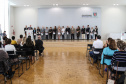 O governador em exercício Darci Piana participa da Posse  dos novos representantes da sociedade civil para a gestão 2019/2021 do O Conselho Estadual do Idoso (CEDI) do Paraná   no Salão de Atos do Palácio Iguaçu,  nesta quarta-feira (24).   Curitiba, 24/04/2019 -  Foto: Geraldo Bubniak/ANPr