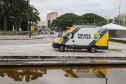 Patrulhamento Movel da Policia Militar no Palacio Iguaçu nesta quinta-feira (25).   Curitiba, 25/04/2019 -  Foto: Geraldo Bubniak/ANPr