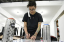 Curso Técnicas da Arte Urbana, por Marciel Conrado.Curitiba, 17 de abril de 2019 .Foto: Kraw penas/SEEC