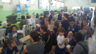A quinta edição da feira de serviços Paraná Cidadão em 2019 aconteceu em Mandirituba com 7,6 mil atendimentos registrados. Cerca de 5 mil pessoas que passaram pelo evento, encerrado nesta sexta-feira (26), tiveram acesso a diversos serviços gratuitos disponibilizados em um único local.  Mandirituba, 26/04/2019   -  Foto: Divulgação SEJUF