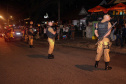 A Polícia Militar do Paraná deflagra a megaoperação Primo que cumpriu 16 mandados de Prisão e de Busca e Apreensão e resultou em 19 encaminhamentos, sendo 15 adultos e quatro adolescentes apreendidos, bem como uma quantidade de drogas recolhida.  -  Curitiba, 26/04/2019  -  Foto: Soldado Amanda Morais