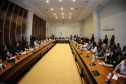 O vice governador Darci Piana participa de reunião com representantes dos servidores publicos  no Palácio Iguaçu,  nesta segunda-feira (29).   Curitiba, 24/04/2019 -  Foto: Geraldo Bubniak/ANPr