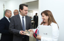 O governador Carlos Massa Ratinho Junior se reuniu na segunda-feira (29), em Brasília, com os embaixadores Nimia Ermelinda da Silva Boschert, do Paraguai, e Fernando Schmidt Ariztía, do Chile, para tratar do projeto do corredor bioceânico entre o Porto de Paranaguá e o Porto de Antofagasta. - BRasília, 29/04/2019 - Foto: Rodrigo Félix Leal/ANPr