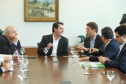 Governador Carlos Massa Ratinho Junior recebe o ministro do Meio Ambiente, Ricardo Salles  -  Curitiba, 30/04/2019  -  Foto: Rodrigo Félix Leal/ANPr