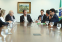 Governador Carlos Massa Ratinho Junior recebe o ministro do Meio Ambiente, Ricardo Salles  -  Curitiba, 30/04/2019  -  Foto: Rodrigo Félix Leal/ANPr