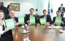 Governador Carlos Massa Ratinho Junior recebe o ministro do Meio Ambiente, Ricardo Salles  -  Curitiba, 30/04/2019  -  Foto: Rodrigo Félix Leal/ANPr
