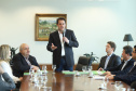 Governador Carlos Massa Ratinho Junior recebe o ministro do Meio Ambiente, Ricardo Salles  -  Curitiba, 30/04/2019  -  Foto: Rodrigo Félix Leal/ANPr