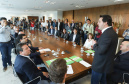 Governador Carlos Massa Ratinho Junior recebe o ministro do Meio Ambiente, Ricardo Salles  -  Curitiba, 30/04/2019  -  Foto: Rodrigo Félix Leal/ANPr