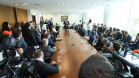 Governador Carlos Massa Ratinho Junior recebe o ministro do Meio Ambiente, Ricardo Salles  -  Curitiba, 30/04/2019  -  Foto: Rodrigo Félix Leal/ANPr