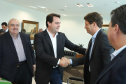 Governador Carlos Massa Ratinho Junior recebe o ministro do Meio Ambiente, Ricardo Salles  -  Curitiba, 30/04/2019  -  Foto: Rodrigo Félix Leal/ANPr