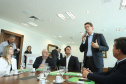 Governador Carlos Massa Ratinho Junior recebe o ministro do Meio Ambiente, Ricardo Salles  -  Curitiba, 30/04/2019  -  Foto: Rodrigo Félix Leal/ANPr
