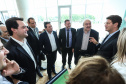 Governador Carlos Massa Ratinho Junior recebe o ministro do Meio Ambiente, Ricardo Salles  -  Curitiba, 30/04/2019  -  Foto: Rodrigo Félix Leal/ANPr